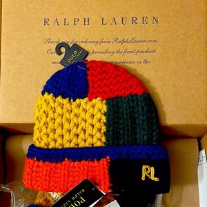 COPY - POLO RALPH LAUREN BEANIE HAT. Knitted and snugged. Fits like grandma’s h…